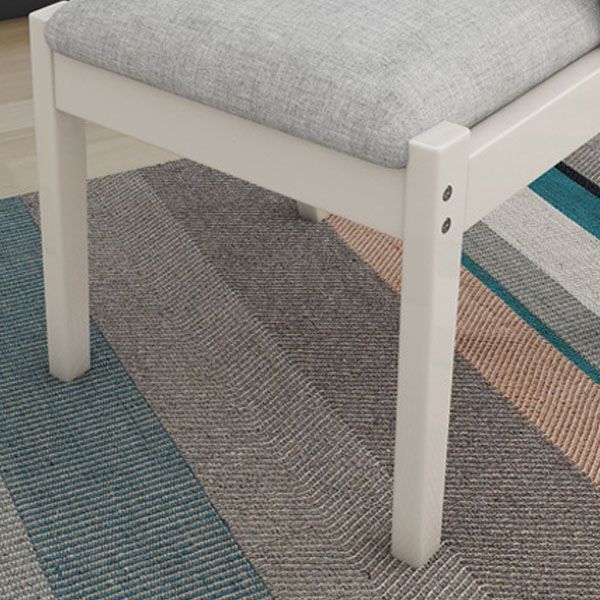 Chaise de chaise de chaise à manger contemporaine avec jambes en bois pour cuisine