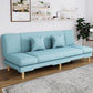 Modern Wood Legs Sofa 2/3 Seater Armless Convertible Sleeper Sofa Clearhalo 'Furniture' 'furniture_sofas' 'kitchen' 'kitchen_sofas' 'Living Room Furniture' 'Sofa' 'sofas' 1200x1200_821077d4-e929-4186-9730-f483bd29fb86