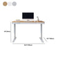 Contemporary Marble T-Shape Office Desk with Metal Legs Writing Desk Clearhalo 'furn' 'furn_office_desk' 'Furniture' 'Office Desks' 'Office Furniture' 'office_desk' 1200x1200_8211a435-c613-4423-9045-8102e16e4126