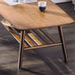 Scandinavian Rectangle Wood Coffee Table 4 Legs Cocktail Table with Shelf Clearhalo 'Coffee & Accent Tables' 'Coffee Tables' 'coffee_tables' 'furn' 'furn_coffee_tables' 'Furniture' 'Living Room Furniture' 1200x1200_8215622d-7ea2-4ff4-a059-6de8f5c83a23
