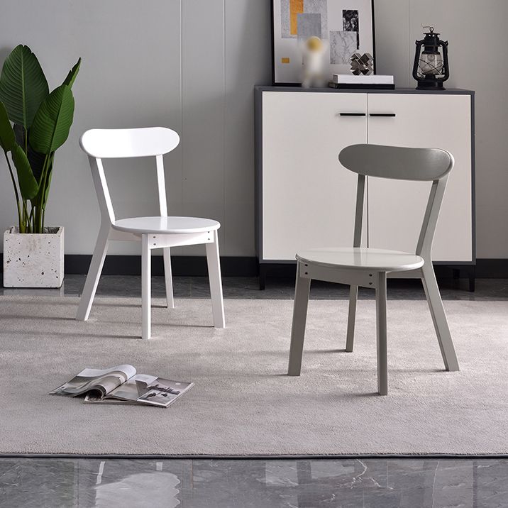 Scandinavian Style Wood Side Dining Chairs Open Back Dining Side Chair (Set of 2) Clearhalo ' kitchen&dining_furn' 'Dining Chairs' 'Dining Tables & Seating' 'dining_chair' 'furn' 'furn_dining_chair' 'Furniture' 'furniture_dining_chair' 'Kitchen & Dining Furniture' 'kitchen' 1200x1200_821602f4-fb95-45b4-8ed0-0ccbdc276bbb