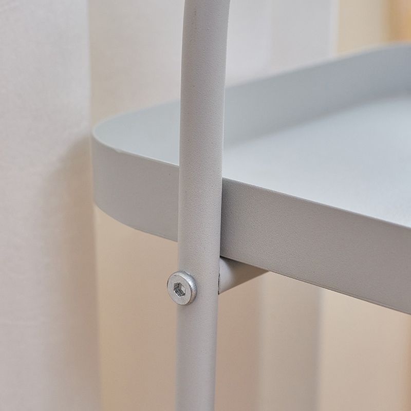 25.2"H Rolling Modern Prep Table Metal Rectangular Prep Table for Dining Room