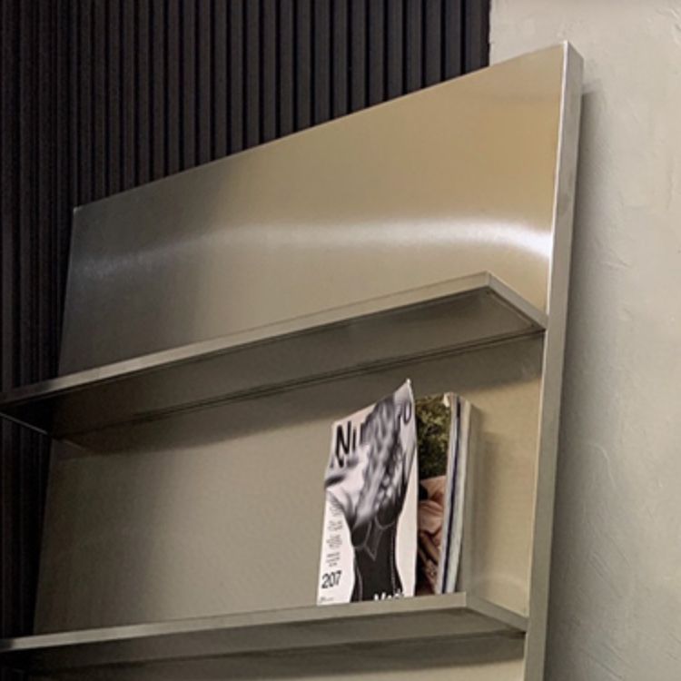 Libreria contemporanea in acciaio inossidabile standard libreria chiusa per la camera da letto