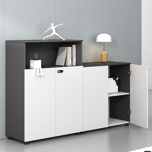 Nordic Style File Cabinets Solid Wood Electronic Lock Vertical Filing Cabinet for Office Clearhalo 'Filing Cabinets' 'filling_cabinets' 'furn' 'furn_filling_cabinets' 'Furniture' 'Office Furniture' 1200x1200_821ae0c2-9741-4f72-8998-8c618fd00d3e