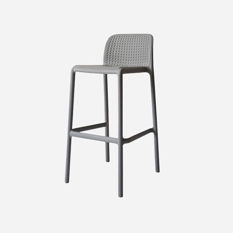 Modern Plastic Bristol Stool Footrest Matte Finish Stackable Barstool Clearhalo 'Bar Furniture' 'Bar Stools' 'bar_stools' 'furn' 'furn_bar_stools' 'Furniture' 'furniture_bar_stools' 'Kitchen & Dining Furniture' 1200x1200_821f06e4-adc1-46e4-b117-6f386b6572f2