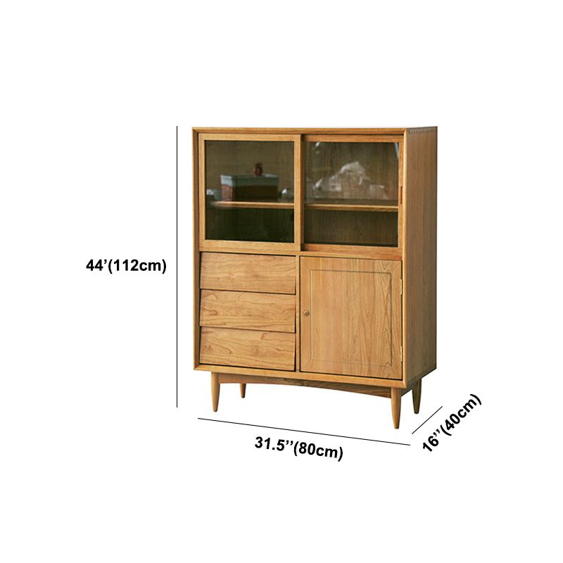 Sliding Door Sideboard Contemporary Side Board for Dining Room Clearhalo 'buffet_sideboard' 'Buffets & Sideboards' 'furn' 'furn_buffet_sideboard' 'Furniture' 'Kitchen & Dining Furniture' 1200x1200_82206f5b-468d-4603-b65f-3055334c5ea0