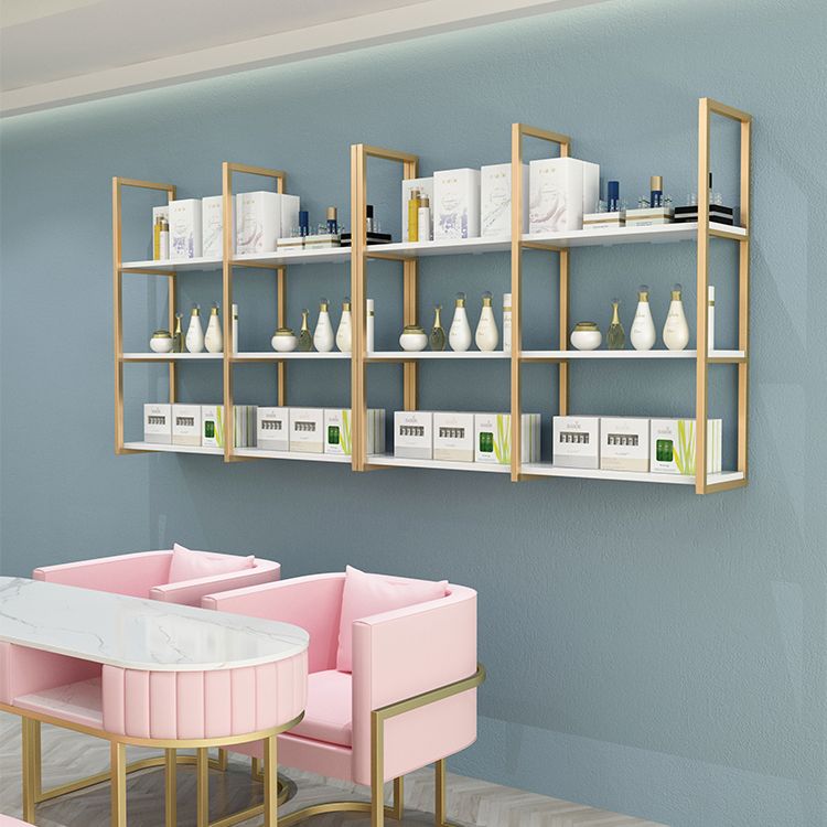 10.63"W Bookshelf Glam Style Wall Mounted Bookcase for Home Office Study Room Clearhalo 'Bookcases' 'furn' 'furn_bookcases' 'Furniture' 'furniture_bookcases' 'kitchen' 'kitchen_bookcases' 'Living Room Furniture' 'Office Furniture' 1200x1200_8221891f-6f02-4773-b782-c8fe5244f70e