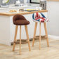 Scandinavian Home Solid Wood Bar Stool Matte Finish Footrest Stool Clearhalo 'Bar Furniture' 'Bar Stools' 'bar_stools' 'furn' 'furn_bar_stools' 'Furniture' 'furniture_bar_stools' 'Kitchen & Dining Furniture' 1200x1200_82229fea-22da-4d73-bc2e-bec6030b0050