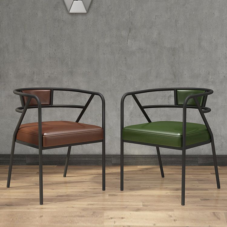 Glam Style Dining Chair Open Back Indoor Side Chair (Set of 2) Clearhalo 'Dining Chairs' 'Dining Tables & Seating' 'dining_chair' 'furn' 'furn_dining_chair' 'Furniture' 'furniture_dining_chair' 'Kitchen & Dining Furniture' 1200x1200_8223e8a1-f11e-406e-a6c9-0df8526bab61
