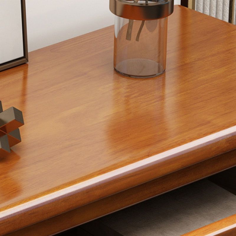 Cassapanca moderna per la casa Cassettiera in legno di gomma con cassetti