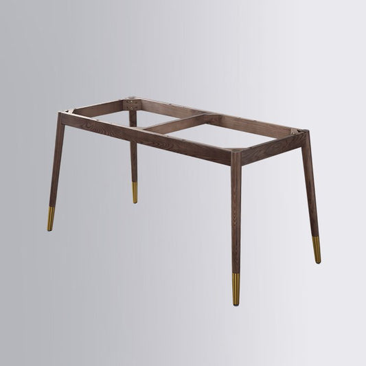 Rectangle 4 Legs Luxury Table White Sintered Stone Top Fixed Table Clearhalo 'Dining Tables & Seating' 'Dining Tables' 'dining_table' 'furn' 'furn_dining_table' 'Furniture' 'Kitchen & Dining Furniture' 1200x1200_822871ce-1a6c-4e25-bc38-f4723754c20c