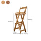 Industrial Collapsible Wood Counter Table 1/2/3/5 Pieces Bar Table Set for Balcony