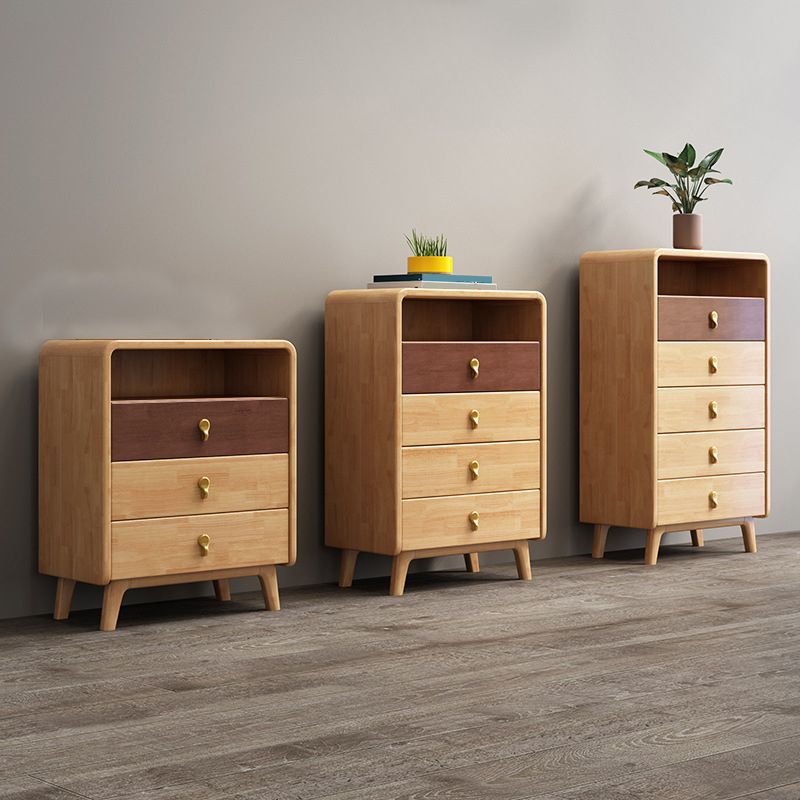 Contemporary Accent Chest with 4 Wooden Legs 15.74" Wide Chest with Drawers Clearhalo 'Cabinets & Chests' 'cabinets_chests' 'furn' 'furn_cabinets_chests' 'Furniture' 'Living Room Furniture' 1200x1200_82297eb1-e3c8-4f87-9f13-5a9251e9fc5a