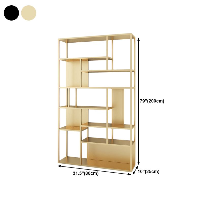 Modern Style Metal Bookshelf Open Etagere Shelf Bookcase for Office Clearhalo 'Bookcases' 'Furniture' 'furniture_bookcases' 'kitchen' 'kitchen_bookcases' 'Living Room Furniture' 'Office Furniture' 1200x1200_8229fd53-a12a-408c-aa49-e29f156edad6