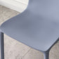 Contemporary Style Stackable Chairs Dining Armless Chair with Plastic Legs for Kitchen Clearhalo 'Dining Chairs' 'Dining Tables & Seating' 'dining_chair' 'Furniture' 'furniture_dining_chair' 'Kitchen & Dining Furniture' 1200x1200_822b9b8a-6640-4c5a-a171-00e317854488