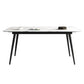 Modern Style Home Sintered Stone Dining Table 4 Legs Rectangular Table in White Clearhalo ' dining_table' 'Dining Tables & Seating' 'Dining Tables' 'furn' 'furn_dining_table' 'Furniture' 'furniture_dining_table' 'Kitchen & Dining Furniture' 'kitchen&dining_furn' 'kitchen' 'kitchen_dining_table' 1200x1200_822d75b4-6163-40f8-9f39-d451331f9663