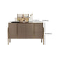 Glam Style Credenza Stone Buffet Stand with Cabinets and Drawers Clearhalo 'buffet_sideboard' 'Buffets & Sideboards' 'furn' 'furn_buffet_sideboard' 'Furniture' 'Kitchen & Dining Furniture' 1200x1200_822dc902-569d-46e2-aa89-0c8277182ca6
