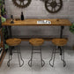 1/2/4/7/9 Pieces Bar Pub Table Set Solid Wood Bar Stool and Table Set Clearhalo 'Bar Furniture' 'furn' 'furn_home_bar_bar_sets' 'Furniture' 'Home Bars & Bar Sets' 'home_bar_bar_sets' 'Kitchen & Dining Furniture' 1200x1200_82300851-012d-4f16-b69e-a56e2e02a218