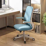 Flip-up Armrest Desk Chair Microfiber Desk High Back Chair Swivel Ergonomic Clearhalo 'furn' 'furn_office_chair' 'Furniture' 'Office Chairs' 'Office Furniture' 'office_chair' 1200x1200_8232f41e-a95b-4bff-85e7-ae3461c77ea3