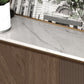 Glam Side Board Marble Sideboard Cabinet with Doors for Kitchen Clearhalo 'buffet_sideboard' 'Buffets & Sideboards' 'furn' 'furn_buffet_sideboard' 'Furniture' 'Kitchen & Dining Furniture' 1200x1200_8234fd01-af46-48a6-894e-3ef593f4b9cd
