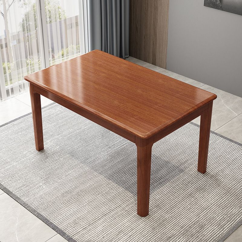 Rectangle Dining Room Table Wood Dining Table for Dining Room Clearhalo 'Dining Tables & Seating' 'Dining Tables' 'dining_table' 'furn' 'furn_dining_table' 'Furniture' 'Kitchen & Dining Furniture' 1200x1200_823844df-68cf-4e48-899a-f514117b3249