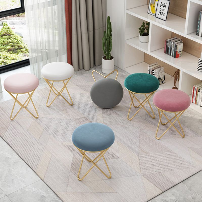 Modern Pink Standard Tear Resistant Velvet Standard Velvet for Living Room Clearhalo 'furn' 'furn_ottomans_poufs' 'Furniture' 'Living Room Furniture' 'Ottomans & Poufs' 'ottomans_poufs' 1200x1200_82385099-1e4c-44fe-a1b5-af3ae63621df