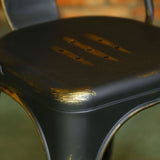 Industrial Dining Chair Slat Back Chair with 4 Metal Legs for Home Use Clearhalo ' kitchen&dining_furn' 'Dining Chairs' 'Dining Tables & Seating' 'dining_chair' 'furn' 'furn_dining_chair' 'Furniture' 'furniture_dining_chair' 'Kitchen & Dining Furniture' 'kitchen' 1200x1200_823a2d77-2841-4538-9d74-57aa7a73c940