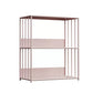 Scandinavian Open Back Bookshelf Metal Shelf Bookcase for Study Room