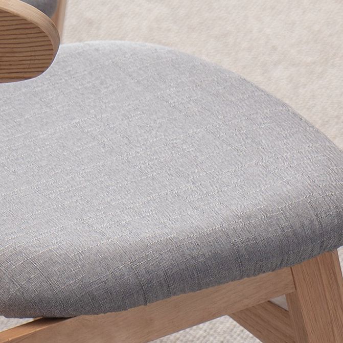 Contemporary Kitchen Open Back Chairs Dining Armless Side Chair with Wooden Legs Clearhalo ' kitchen&dining_furn' 'Dining Chairs' 'Dining Tables & Seating' 'dining_chair' 'furn' 'furn_dining_chair' 'Furniture' 'furniture_dining_chair' 'Kitchen & Dining Furniture' 'kitchen' 1200x1200_823b2cb0-68e4-42ae-ab8a-e28fbf9560b9