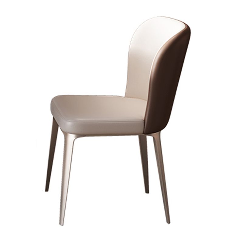 モダンな長方形のダイニングテーブルセットメタルベースのキッチン家具セット付き1/2/5/7ピース