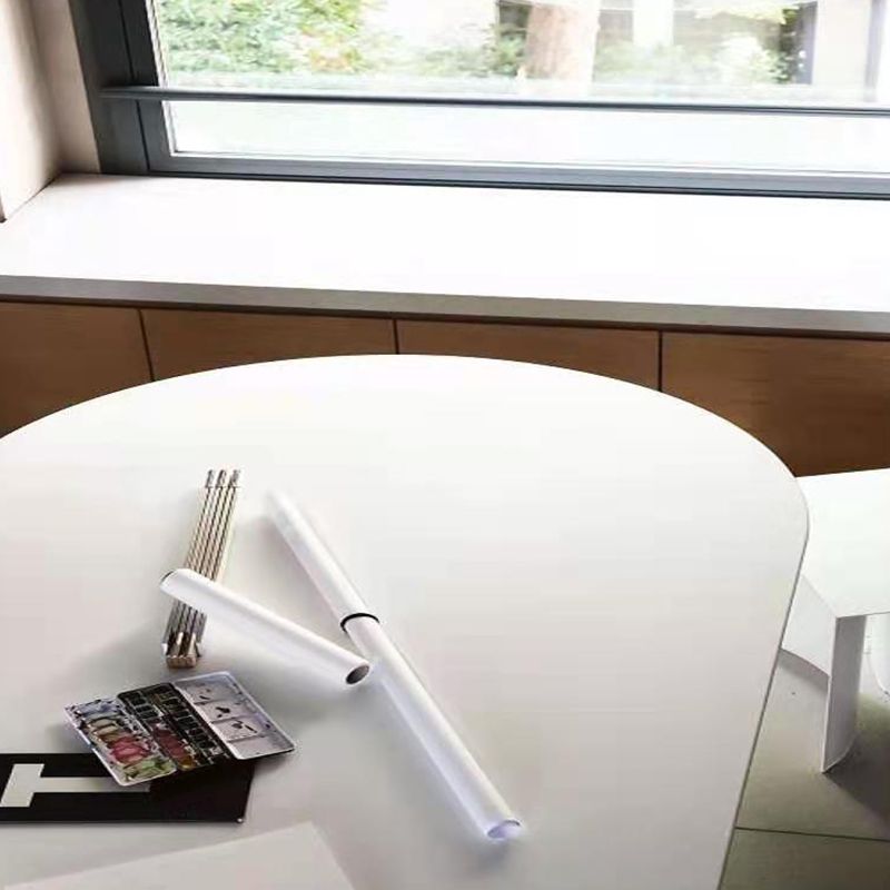 ソリッドウッドオーバルオフィスデスク会議室のための現代的なライティングデスク