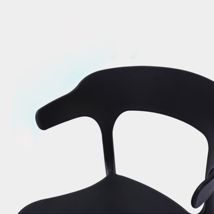 Nordic Armrest Stackable Chair with Acrylic Legs for Dining Room