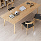 Modern Style Curved Office Desk Solid Wood Parsons Home Use Desk Clearhalo 'furn' 'furn_office_desk' 'Furniture' 'furniture_office_desk' 'Office Desks' 'Office Furniture' 'office_desk' 1200x1200_8242d4d9-7a1c-4341-8ac8-69a97bfd0960