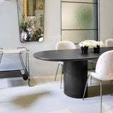 Solid Wood Black Tone Table Simplicity Double Pedestal Table for Dining Room Clearhalo ' dining_table' 'Dining Tables & Seating' 'Dining Tables' 'furn' 'furn_dining_table' 'Furniture' 'furniture_dining_table' 'Kitchen & Dining Furniture' 'kitchen&dining_furn' 'kitchen' 'kitchen_dining_table' 1200x1200_824746fa-febc-4eee-9900-6aad60445c66