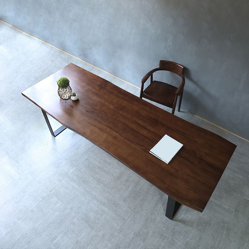 Industrial Solid Wood Dining Table Set 1/2/4 Pisces Dinette Set in Natural Clearhalo 'Dining Room Sets' 'Dining Tables & Seating' 'dining_room_set' 'furn' 'furn_dining_room_set' 'Furniture' 'Kitchen & Dining Furniture' 1200x1200_824840c5-8a12-47fc-bdda-0e3c34e38c6e