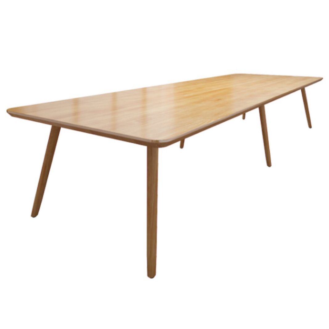 Rectangle Parsons Modern Writing Table Fixed Meeting Table of Solid Wood Clearhalo 'furn' 'furn_office_desk' 'Furniture' 'Office Desks' 'Office Furniture' 'office_desk' 1200x1200_824847fd-9546-4a86-b3b6-2744755e8f65
