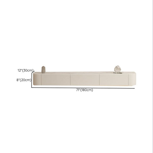 Contemporary Media Console TV Stand Wooden TV Console with Drawers