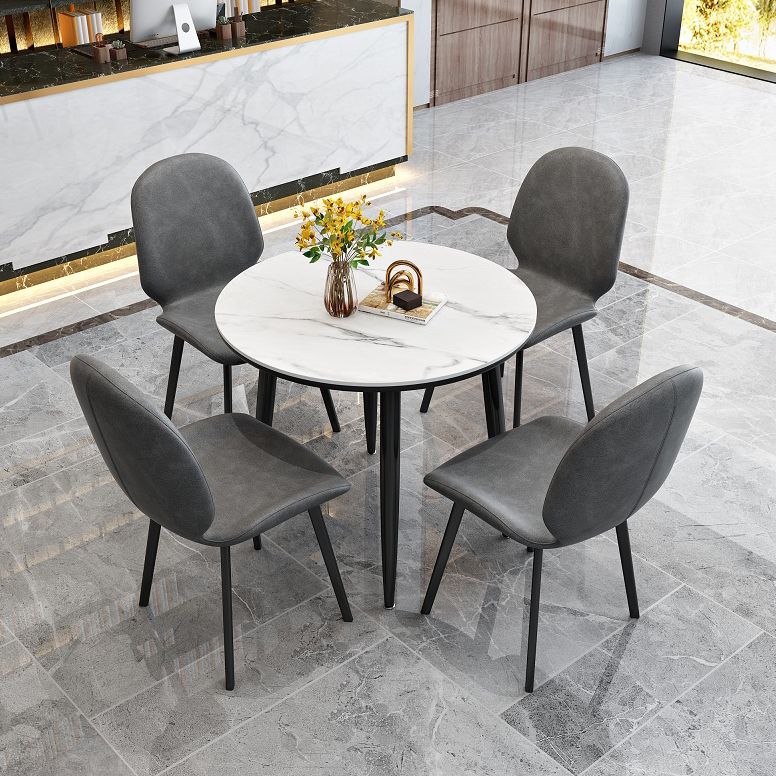 Stone Dining Site Table Industrial Style Dining Room Table for Dining Room Clearhalo ' dining_table' 'Dining Tables & Seating' 'Dining Tables' 'furn' 'furn_dining_table' 'Furniture' 'furniture_dining_table' 'Kitchen & Dining Furniture' 'kitchen&dining_furn' 'kitchen' 'kitchen_dining_table' 1200x1200_824be367-0177-405d-a1cf-101a209be5bc