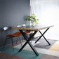 Moderne rechthoek 1/2/3/5 stuks Dinette set indoor trent eettafel in grijs