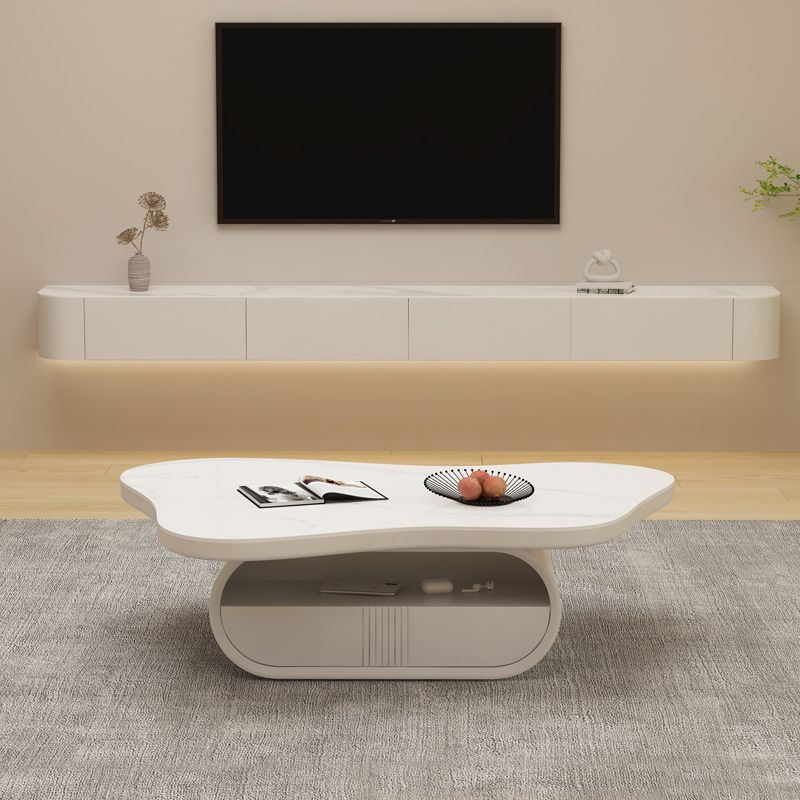 Contemporary White TV Console Wall Mounted Wood Media Console Clearhalo 'furn' 'furn_tv_stands_entertainment_centers' 'Furniture' 'Living Room Furniture' 'TV Stands & Entertainment Centers' 'TV Stands & Media Storage Furniture' 'tv_stands_entertainment_centers' 1200x1200_824db5aa-d6e6-4e6e-a76a-27da77b63ee0
