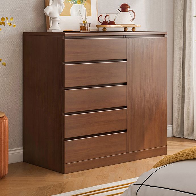 Artificial Wood Sideboard Modern Dining Sideboard with Drawers and Storage Clearhalo 'buffet_sideboard' 'Buffets & Sideboards' 'furn' 'furn_buffet_sideboard' 'Furniture' 'Kitchen & Dining Furniture' 1200x1200_824e27a9-8ae9-4e2a-bdbb-d2c5fadf3d2d
