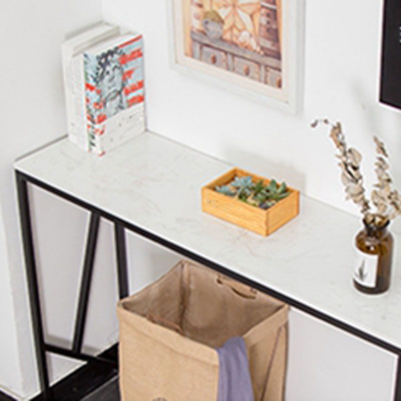 16 "W Moderne stenen console Tafelbestendig frame Accent Table voor Hall