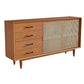 Sideboard a buffet in stile moderno Sideboard in legno massiccio con armadi e cassetti
