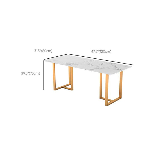 ベルベットの椅子を備えたモダンなダイニングセット1/4/5/7ピースディネットセット