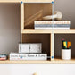 Engineered Wood Bookshelf Open Back Shelf boekenkast voor studieruimte