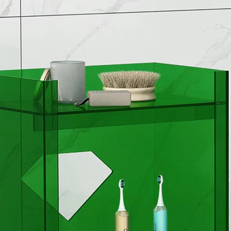 Eigentijdse gesloten achterste kubus boekenplank acryl boekenkast voor thuiskantoor