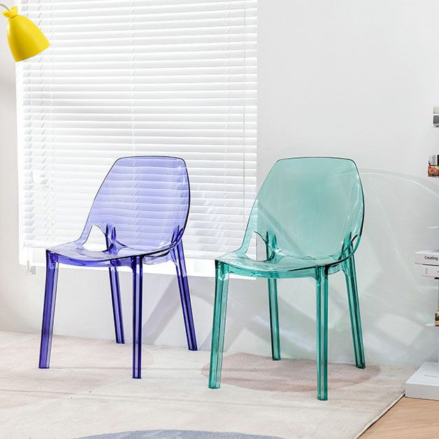 Scandinavian Style Plastic Chair Kitchen Solid Back Dining Side Chairs Clearhalo ' kitchen&dining_furn' 'Dining Chairs' 'Dining Tables & Seating' 'dining_chair' 'furn' 'furn_dining_chair' 'Furniture' 'furniture_dining_chair' 'Kitchen & Dining Furniture' 'kitchen' 1200x1200_825b6261-206b-47f9-ac72-99ae86776309