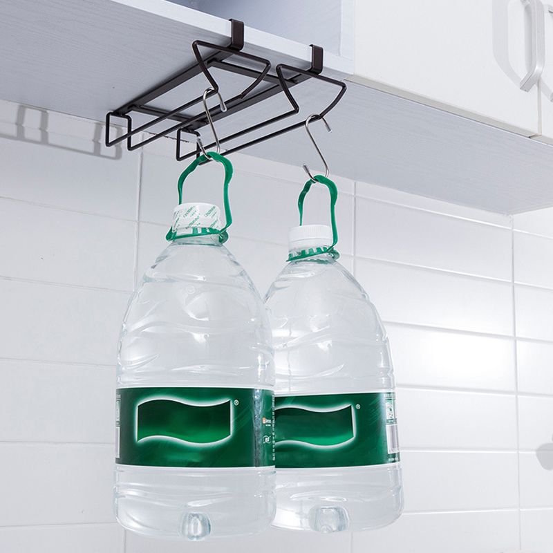 キッチン用のモダンメタルハンギングワインラックワインステムウェアホルダー