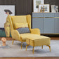 30.31"Wide Wingback Chair with Pillow Back and Basic Four Legs Clearhalo 'Accent Chairs' 'accent_chairs' 'Chairs & Seating' 'furn' 'furn_accent_chairs' 'Furniture' 'Living Room Furniture' 1200x1200_826407a9-ccb5-4460-9cae-62da5c642292