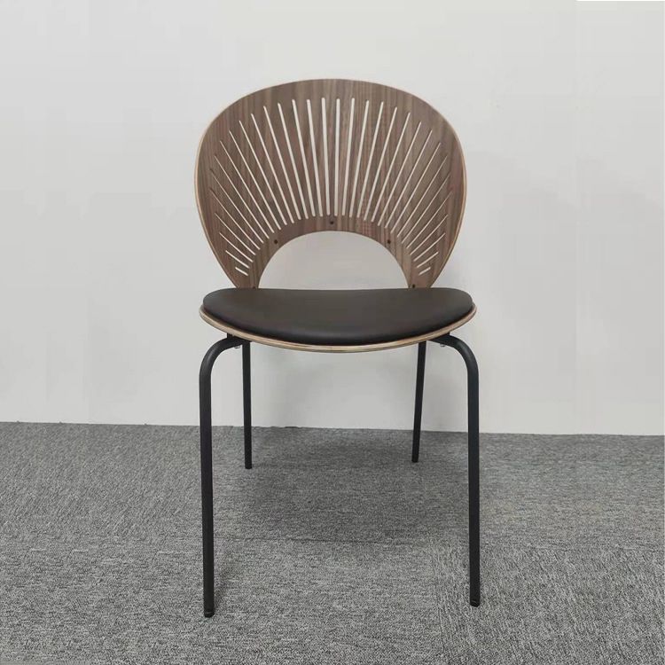 Industrial Metal Restaurant Dining Side Chair Matte Finish Open Back Dining Chair Clearhalo ' kitchen&dining_furn' 'Dining Chairs' 'Dining Tables & Seating' 'dining_chair' 'furn' 'furn_dining_chair' 'Furniture' 'furniture_dining_chair' 'Kitchen & Dining Furniture' 'kitchen' 1200x1200_8264ff53-b604-47c3-815d-c7061a857888